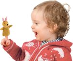 Schylling: Jack in Box - Kangaroo - Classic Pop-Up Music Toy. Momma & Baby Joey Finger Puppet. Plays Song Pop Goes The Weasel. Toddler & Kids 18mo+